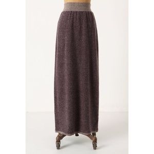 Moth ( Anthropologie ) long knit skirt